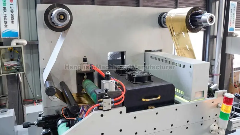 Machine d'impression flexographique à bande étroite 5 couleurs (HRY-320A-5C) Matériaux personnalisés