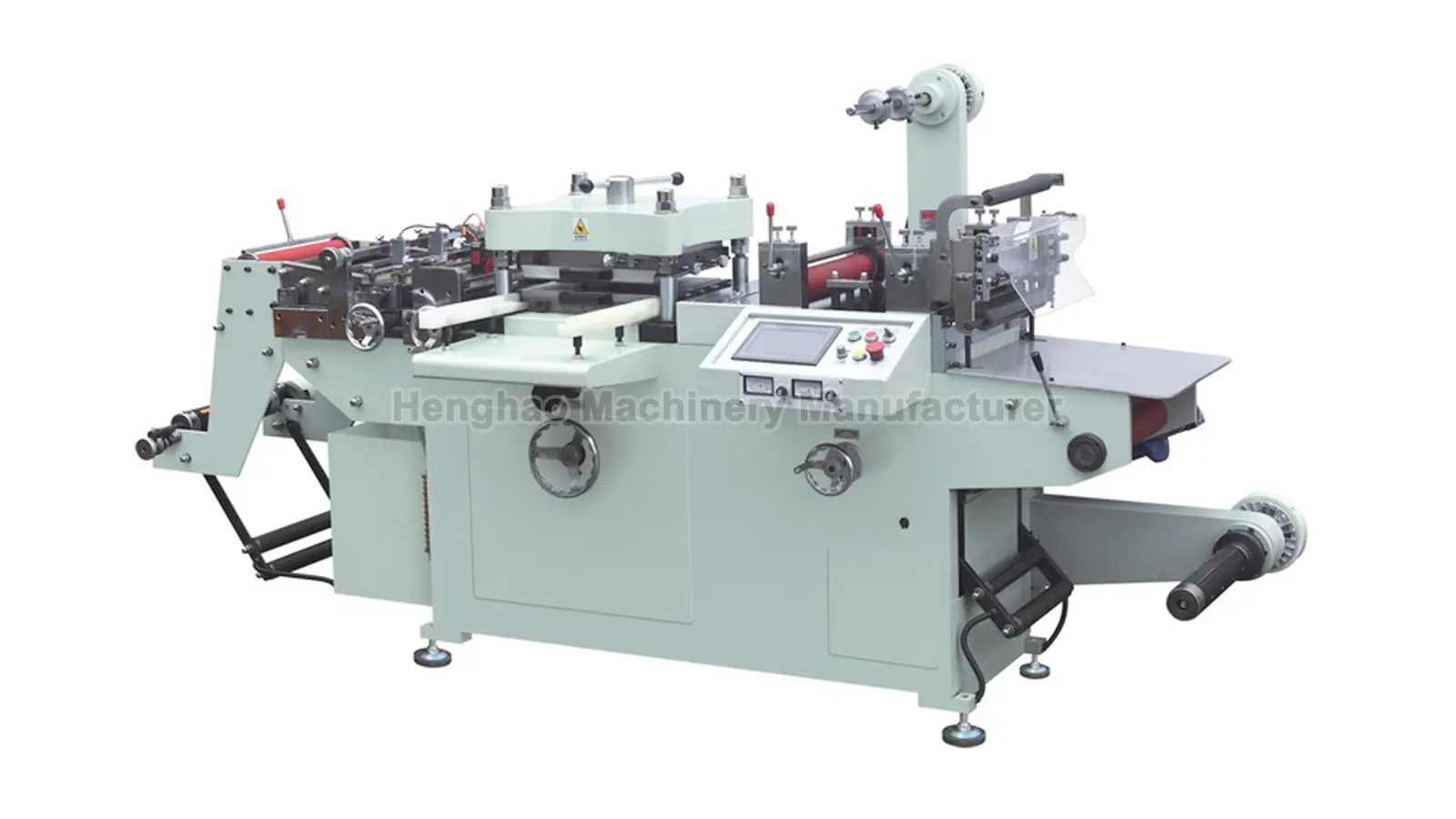 Machine de Découpe de Labels à Plat avec Fonction Roll-to-Roll et Roll-to-Sheet (HMQ-350A)