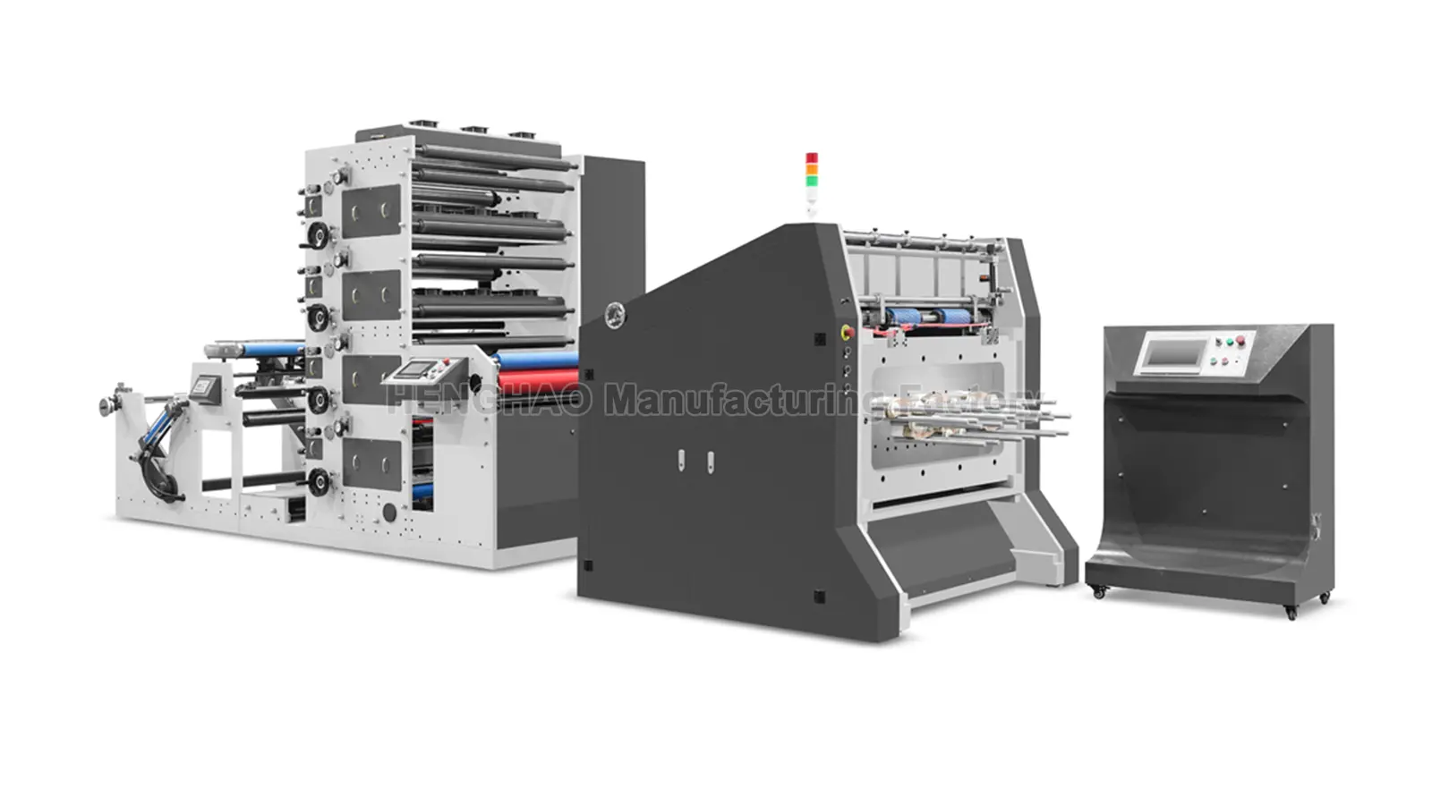 Machine d'Impression Flexographique pour Gobelets en Papier HRY-850C avec Perforation Intégrée