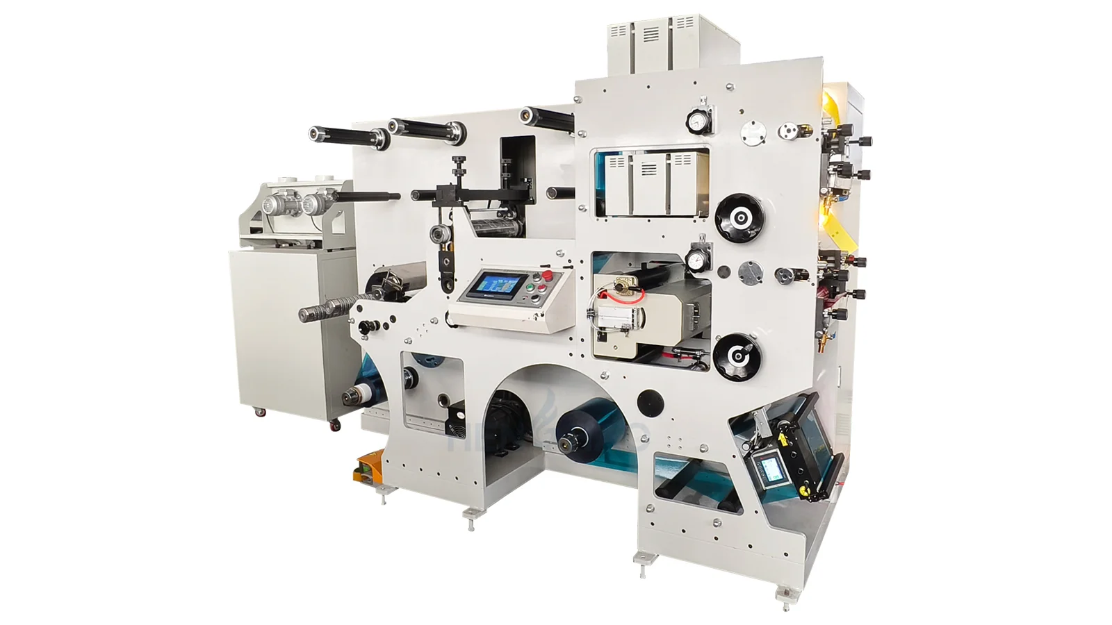 Machine d'Impression Flexo sur Mesure – Découpe, Refendage, Traitement Corona & Double Enroulement