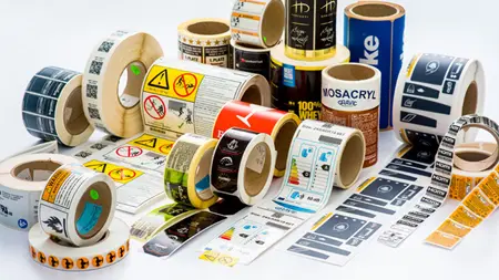 Rouleaux d'étiquettes auto-adhésives